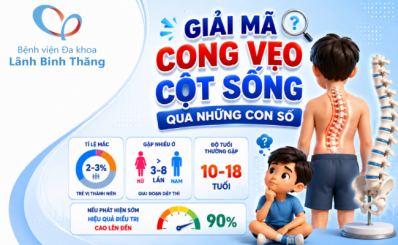 (HCDC) Infographic: Giải mã cong vẹo cột sống qua những con số
